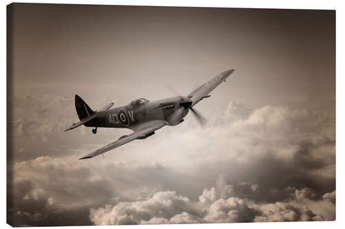 Canvas print Spitfire Patrol