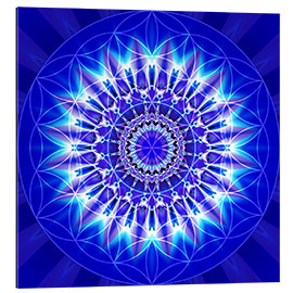 Gallery print Spirituality with Mandala Flower of Life