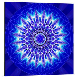 Magnettafel Mandala Spiritualität mit Blume des Lebens