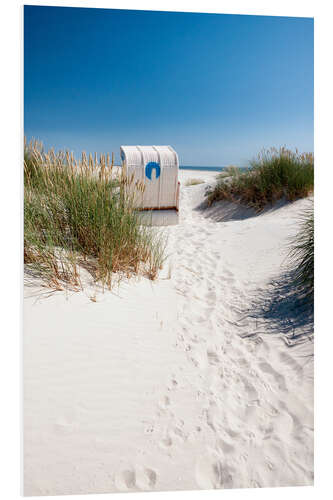 Foam board print Beach Impressions Northsea