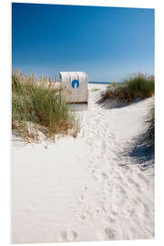 Foam board print Beach Impressions Northsea