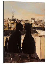 Gallery print Cats on the roofs of Paris