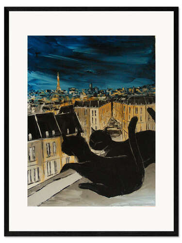 Gerahmter Kunstdruck Die Dächer von Paris