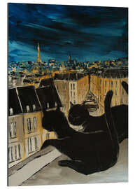 Magnettafel Die Dächer von Paris