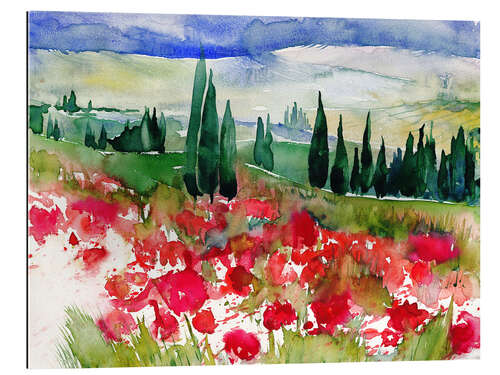 Gallery print Tuscan Poppies