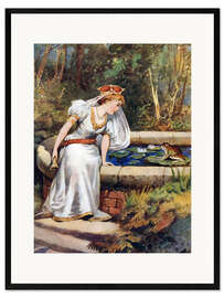 Framed art print The Frog Prince