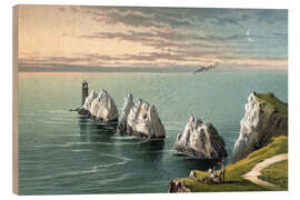 Hout print The Needles--Isle of Wight