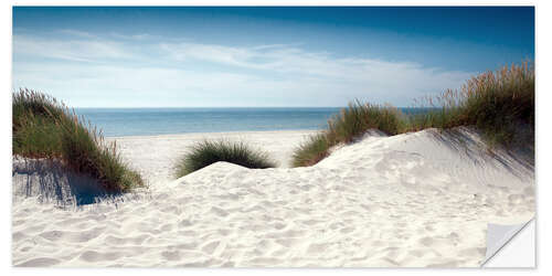 Selvklebende plakat Seascape Sylt