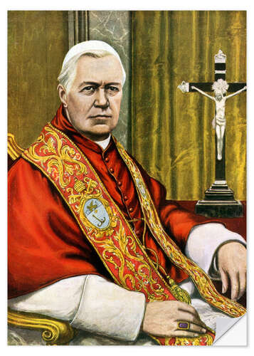 Vinilo para la pared Pope Pius X