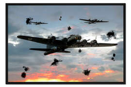 Gerahmter Kunstdruck Memphis Belle