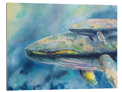 Gallery print Blue Whales