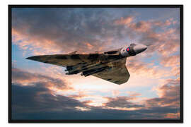 Gerahmter Kunstdruck Vulcan-Bomber