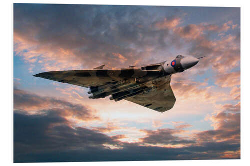 Foam board print Vulcan bomber