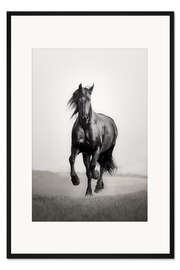 Gerahmter Kunstdruck Friese in der Steppe