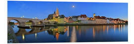 Foam board print Regensburg urban Landscape