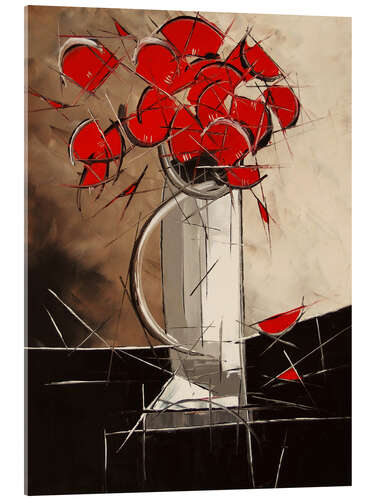 Cuadro de metacrilato Abstract Poppies