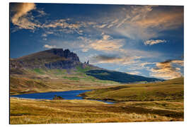 Tableau en aluminium Ecosse - Old Man of Storr sur l'île de Skye