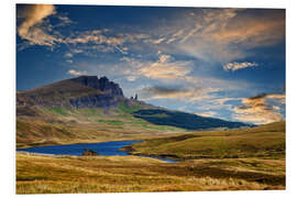 Foam board print Scotland - Old Man of Storr at the isle of Skye