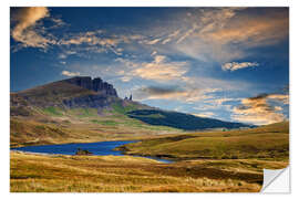 Wandsticker Schottland - Old Man of Storr auf Skye