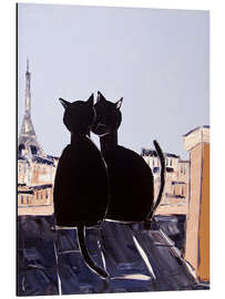 Magnettafel Katzen in Paris