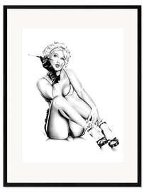 Framed art print Pin-up IV