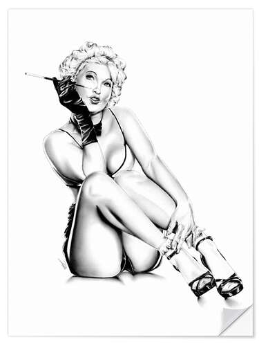 Sticker mural Pin-up IV