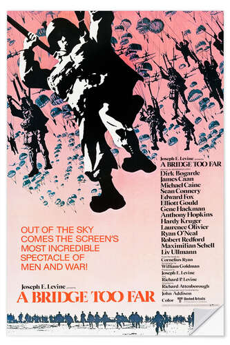 Selvklebende plakat A Bridge Too Far, 1977