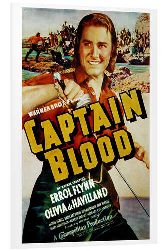 Tableau en PVC Capitaine Blood, 1935 (anglais)