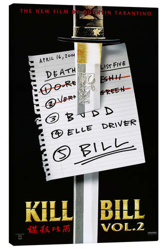 Stampa su tela Kill Bill: Vol. 2