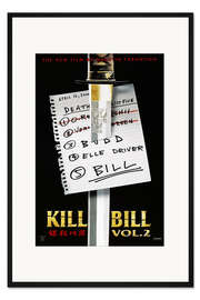 Gerahmter Kunstdruck Kill Bill - Volume 2