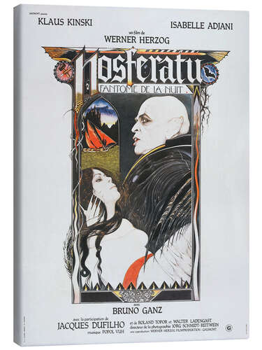 Canvas print Nosferatu The Vampyre, French Poster