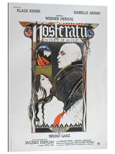 Gallery print Nosferatu The Vampyre, French Poster