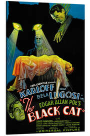 Tableau en aluminium Le Chat noir, 1934 (anglais)