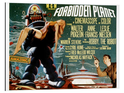 Aluminiumtavla Forbidden Planet I