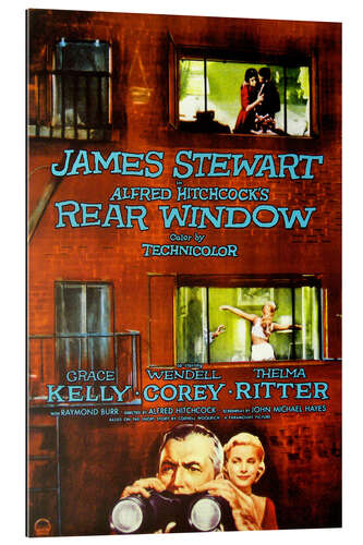 Galleritryk Hitchcock's Rear Window (Skjulte øjne)