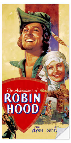 Selvklebende plakat Robin Hood, King of the Rovers