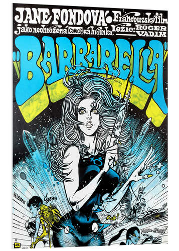 Cuadro de PVC Jane Fonda - Barbarella