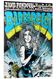 Foam board print Jane Fonda - Barbarella