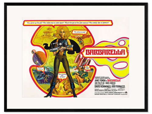 Plakat artystyczny premium w ramie Barbarella, 1968