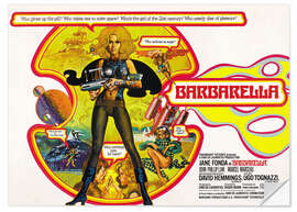 Naklejka na ścianę Barbarella, 1968