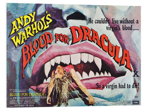 PVC print Andy Warhol's Dracula