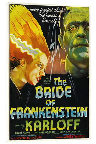 Galleritryk The Bride of Frankenstein