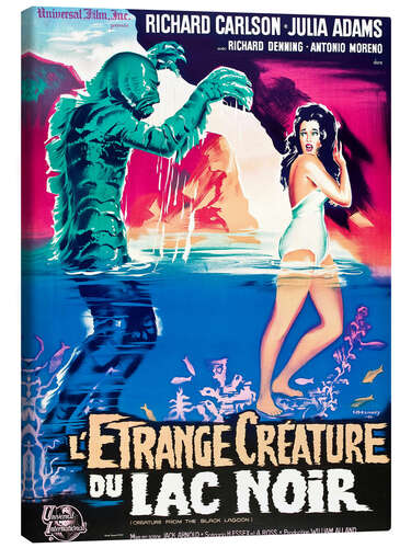 Canvas print Creature from the Black Lagoon (French)