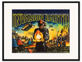 Gerahmter Kunstdruck Daleks' Invasion Earth 2150 A.D.