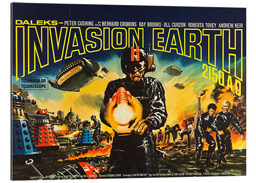 Galleritryk DALEKS' INVASION EARTH: 2150 A.D., British 1966.