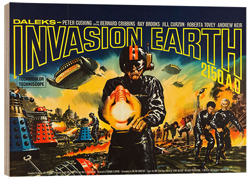 Stampa su legno DALEKS' INVASION EARTH: 2150 A.D., British 1966.