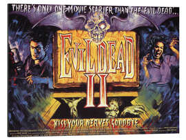 Aluminium print Evil Dead II