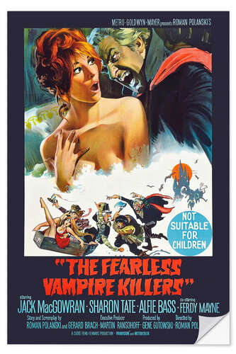 Selvklebende plakat The fearless Vampire Killers (Vampyrenes natt)