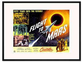 Gerahmter Kunstdruck Flight to Mars