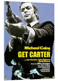 Foam board print GET CARTER, Michael Caine, 1971